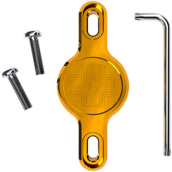 Muc-Off Secure Tag Holder - Gold 3.0 MPN: 20876 Bracket/Accessory Secure Tag Holder