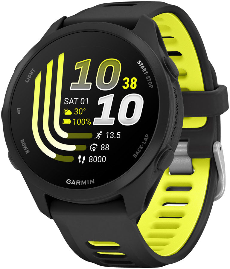 Garmin Forerunner 170 Music Running Watch - Black/Amp Yellow MPN: 010-03920-10 UPC: 753759368319 Fitness Computers Forerunner 170 Music GPS Running Watch