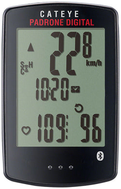 CatEye Padrone Digital Bike Computer - Wireless, Black MPN: 1604810 UPC: 725012031780 Bike Computers Padrone Digital Wireless Bike Computer