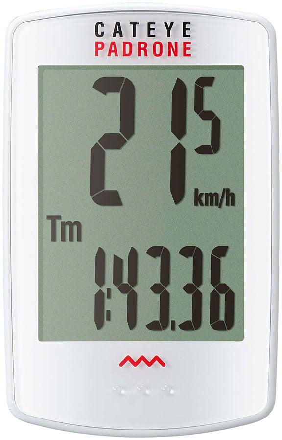 CatEye Padrone Wireless Cycling Computer - White