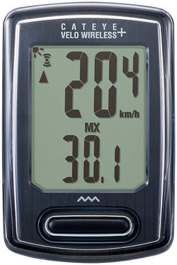 CatEye Velo Wireless + Bike Computer - Black MPN: 1605240 UPC: 725012038147 Bike Computers Velo Wireless + Bike Computer