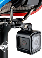 K-EDGE Go BIG Pro Saddle Rail Camera Mount for GoPro, Garmin, and Shimano, Black - Camera Mounts - GO BIG Pro Saddle Rail Mount