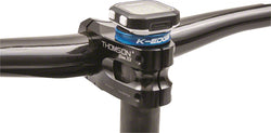 K-EDGE Gravity Stem Cap Mount for Garmin Quarter Turn Type Computers, Blue - Computer Mount Kit/Adapter - Gravity Stem Cap Mount Garmin