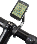 K-EDGE Garmin Race Handlebar Mount: 31.8mm, Black/Silver - Computer Mount Kit/Adapter - Garmin Race