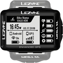 Lezyne Mega XL GPS HR Computer MPN: 1-GPS-MEGAXL-V204-HS Bike Computers Mega XL GPS HR Computer