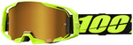 100% ARmatic Goggles - Black/Neon Yellow, Mirror True Gold Lens UPC: 196261051216 Goggle ARmatic Goggles