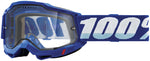 100% Accuri 2 Enduro MTB Goggles - Blue/Clear MPN: 50016-00002 UPC: 196261000610 Goggle Acurri 2 Enduro Goggles