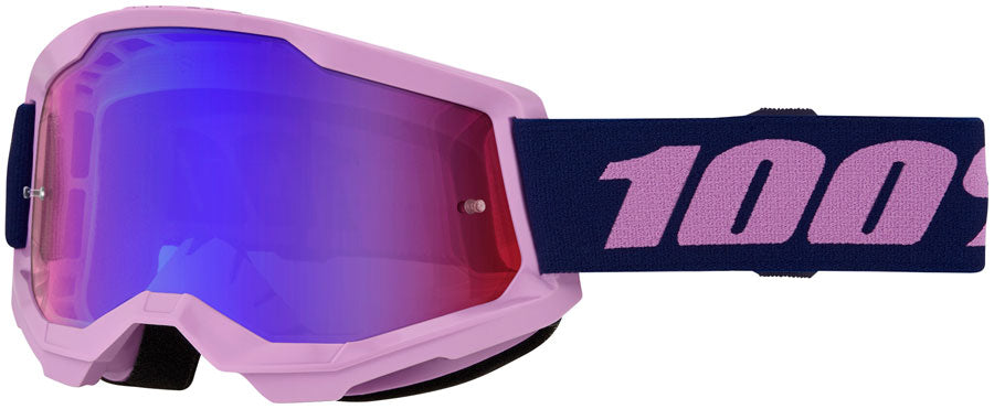 100% STRATA 2 Goggle Purple - Red/Blue Mirror Lens MPN: 50028-10025 UPC: 196261037234 Goggle Strata 2 Goggles
