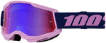 100% STRATA 2 Goggle Purple - Red/Blue Mirror Lens MPN: 50028-10025 UPC: 196261037234 Goggle Strata 2 Goggles
