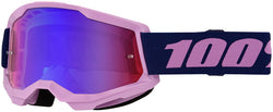 100% STRATA 2 Goggle Purple - Red/Blue Mirror Lens MPN: 50028-10025 UPC: 196261037234 Goggle Strata 2 Goggles