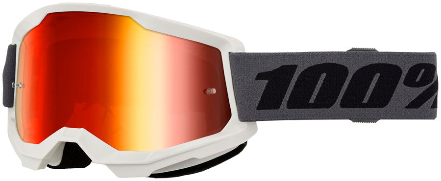 100% STRATA 2 Goggle Gray - Red Mirror Lens MPN: 50028-10026 UPC: 196261039542 Goggle Strata 2 Goggles