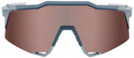 100% Speedcraft Sunglasses - Soft Tact Stone Gray, HiPER Crimson Silver Mirror Lens - Sunglasses - Speedcraft Sunglasses