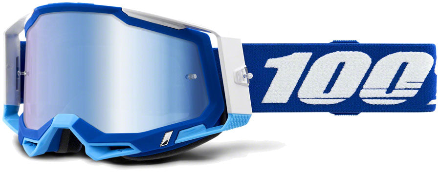 100% Racecraft 2 Goggles - Blue/Blue Mirror MPN: 50010-00002 UPC: 196261001655 Goggle Racecraft 2 Goggles