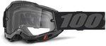 100% Accuri 2 Enduro MTB Goggles - Black/Clear MPN: 50016-00006 UPC: 196261046014 Goggle Acurri 2 Enduro Goggles