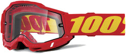 100% Accuri 2 Enduro MTB Goggles - Red/Clear MPN: 50016-00010 UPC: 196261046052 Goggle Acurri 2 Enduro Goggles