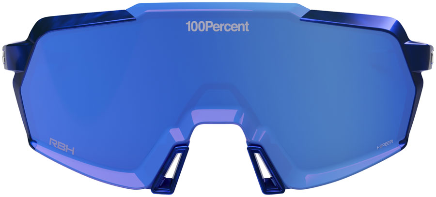100% Aerocraft Sunglasses - LE RBH Gloss Blue Holographic/Hiper Royal Blue Mirror Lens - Sunglasses - Aerocraft Sunglasses - LE RBH