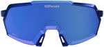 100% Aerocraft Sunglasses - LE RBH Gloss Blue Holographic/Hiper Royal Blue Mirror Lens - Sunglasses - Aerocraft Sunglasses - LE RBH