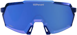 100% Korbin LE Sunglasses - RBH Gloss Blue Holographic/Hiper Royal Blue Mirror Lens - Sunglasses - Korbin LE Sunglasses - RBH