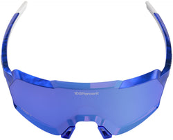 100% Korbin LE Sunglasses - RBH Gloss Blue Holographic/Hiper Royal Blue Mirror Lens MPN: 60063-10014 UPC: 196261089400 Sunglasses Korbin LE Sunglasses - RBH