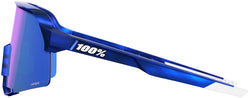 100% S3 Sunglasses - LE RBH Gloss Blue Holographic/Hiper Royal Blue Mirror Lens - Sunglasses - 100% S3 Sunglasses - LE RBH