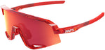 100% Slendale Sunglasses - Campari Translucent Red/Hiper Fire Red Mirror Lens MPN: 60057-00014 UPC: 196261055061 Sunglasses Slendale Sunglasses