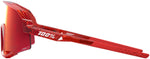 100% Slendale Sunglasses - Campari Translucent Red/Hiper Fire Red Mirror Lens - Sunglasses - Slendale Sunglasses