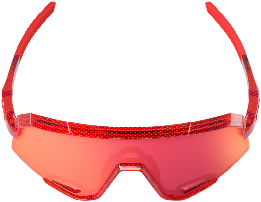 100% Slendale Sunglasses - Campari Translucent Red/Hiper Fire Red Mirror Lens MPN: 60057-00014 UPC: 196261055061 Sunglasses Slendale Sunglasses