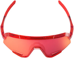 100% Slendale Sunglasses - Campari Translucent Red/Hiper Fire Red Mirror Lens MPN: 60057-00014 UPC: 196261055061 Sunglasses Slendale Sunglasses