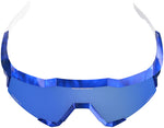 100% Speedcraft Sunglasses - LE RBH Gloss Blue Holographic/Hiper Royal Blue Mirror Lens MPN: 60007-10074 UPC: 196261089370 Sunglasses 100% Speedcraft Sunglasses - LE RBH