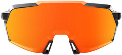 100% Korbin Sunglasses - Gloss Metallic Black/Hiper Red Mirror Lens - Sunglasses - Korbin Sunglasses