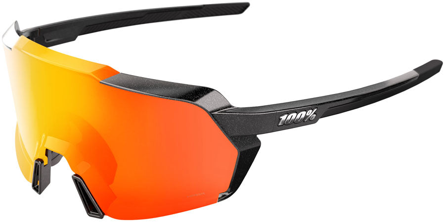 100% Korbin Sunglasses - Gloss Metallic Black/Hiper Red Mirror Lens MPN: 60063-00002 UPC: 196261050370 Sunglasses Korbin Sunglasses