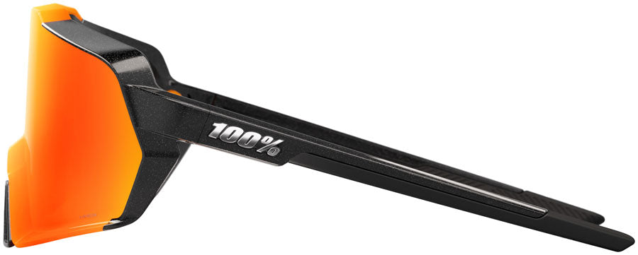 100% Korbin Sunglasses - Gloss Metallic Black/Hiper Red Mirror Lens - Sunglasses - Korbin Sunglasses