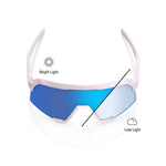 100% S3 Sunglasses - LE Bastille/Pearl White Glitter/Blue Mirror Photochromic Lens MPN: 60005-00041 UPC: 196261052138 Sunglasses S3 Sunglasses