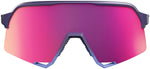 100% S3 Sunglasses - Satin Storm Metallic/Purple Mirror Lens - Sunglasses - S3 Sunglasses