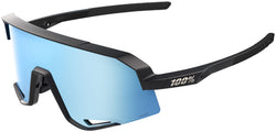 100% Slendale Sunglasses - Matte Black/Hiper Blue Mirror Lens MPN: 60057-00003 UPC: 196261050073 Sunglasses Slendale Sunglasses