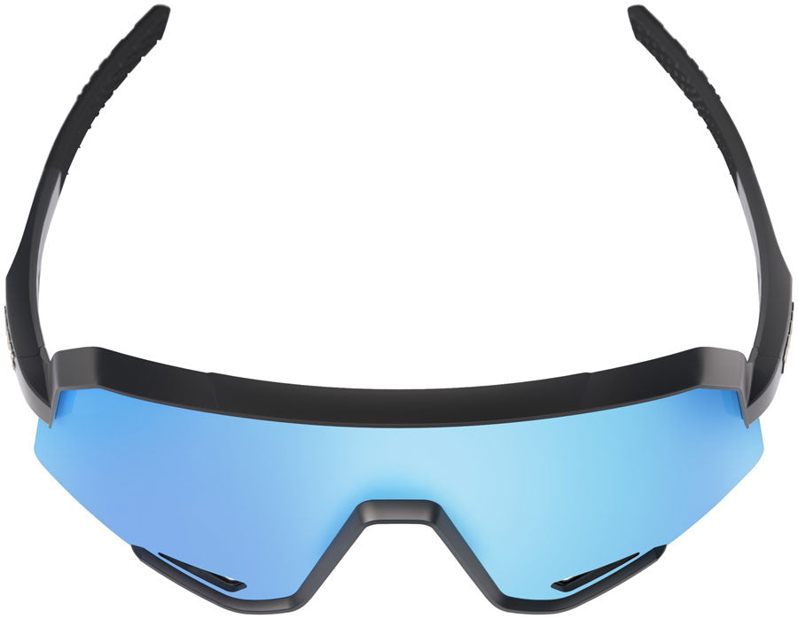 100% Slendale Sunglasses - Matte Black/Hiper Blue Mirror Lens MPN: 60057-00003 UPC: 196261050073 Sunglasses Slendale Sunglasses