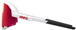 100% Slendale Sunglasses - Matte White/Hiper Red Mirror Lens - Sunglasses - Slendale Sunglasses