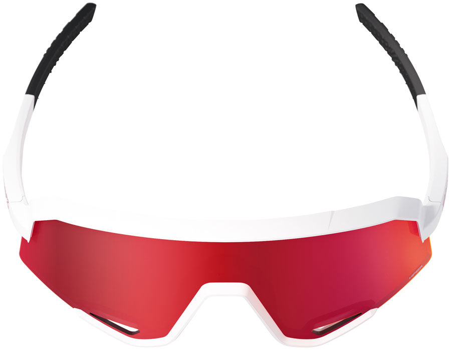 100% Slendale Sunglasses - Matte White/Hiper Red Mirror Lens MPN: 60057-00004 UPC: 196261050080 Sunglasses Slendale Sunglasses