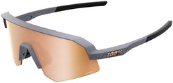 100% Slendale SL Sunglasses - Soft Tact Grey/Hiper Copper Mirror Lens MPN: 60065-00004 UPC: 196261054590 Sunglasses Slendale SL Sunglasses