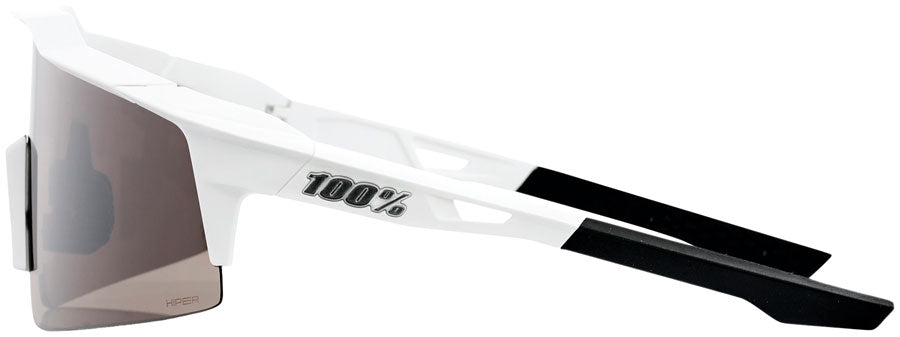 100% Speedcraft SL Sunglasses - Matte White/Hiper Silver Mirror Lens MPN: 60008-00002 UPC: 196261017205 Sunglasses Speedcraft SL Sunglasses