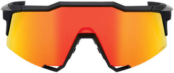 100% Speedcraft Sunglasses - Soft Tact Black/Hiper Red Mirror Lens MPN: 60007-00008 UPC: 196261017120 Sunglasses Speedcraft Sunglasses