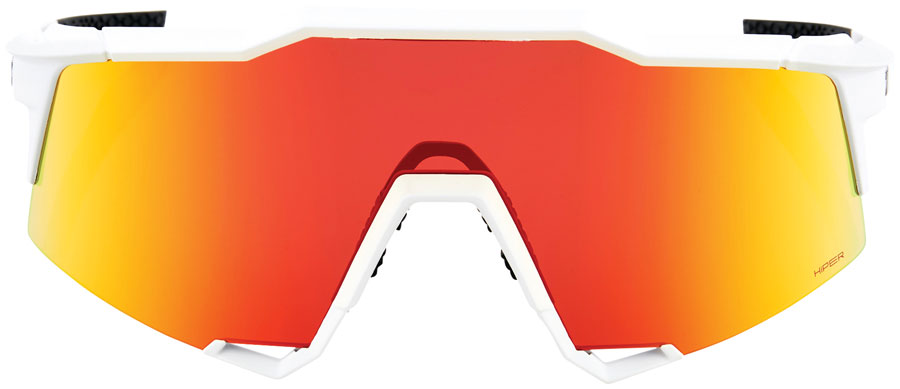 100% Speedcraft Sunglasses - Soft Tact Off White/Hiper Red Mirror Lens MPN: 60007-00009 UPC: 196261017151 Sunglasses Speedcraft Sunglasses