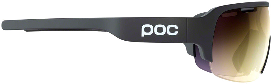 POC Do Half Blade Sunglasses - Uranium Black, Violet/Gold-Mirror Lens - Sunglasses - Do Half Blade Sunglasses