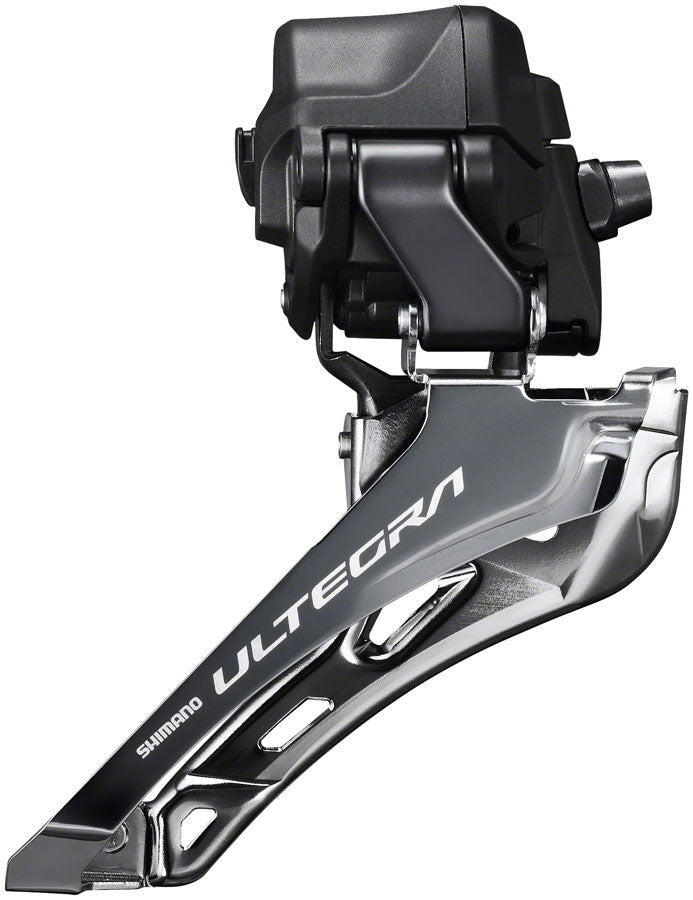 Shimano Ultegra FD-R8150 Di2 Front Derailleur - 2x12-Speed, Braze-on, Down Swing, For 50-54t Max, Black/Silver MPN: IFDR8150F UPC: 192790875309 Front Derailleur Ultegra FD-R8150 Di2 12-Speed Front Derailleur