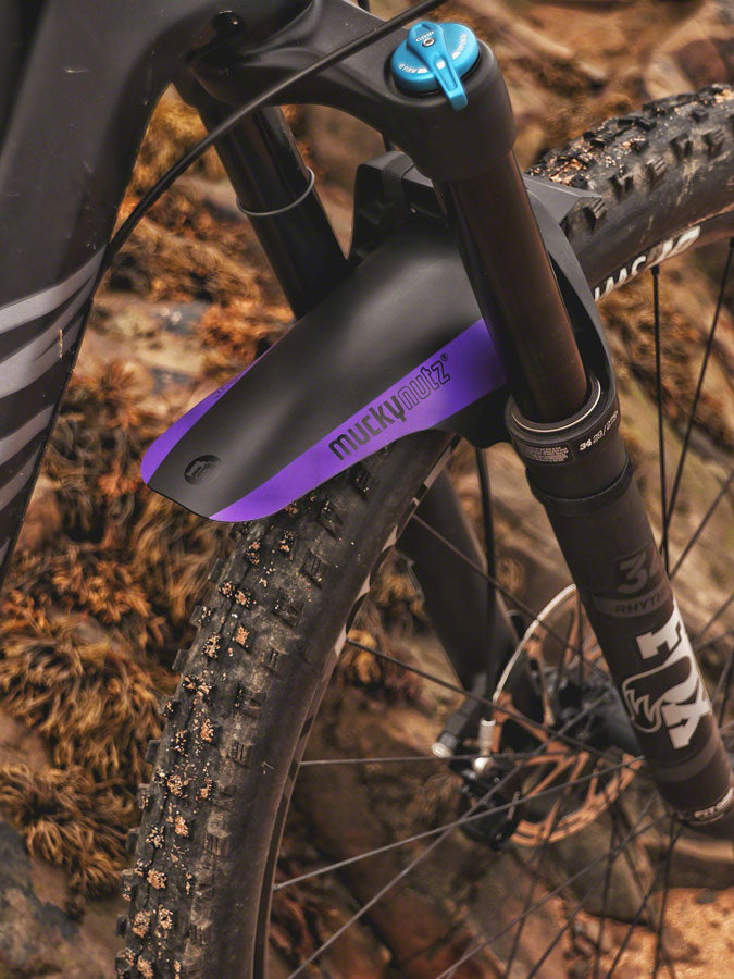 Mucky Nutz Face Fender - Purple - Clip-On Fender - Face Fender