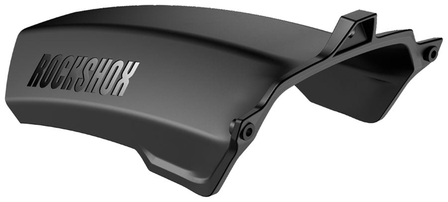 RockShox AM Fender - Trail, Short, 3-Bolt, Black - Clip-On Fender - Direct-Mount Fork Fenders
