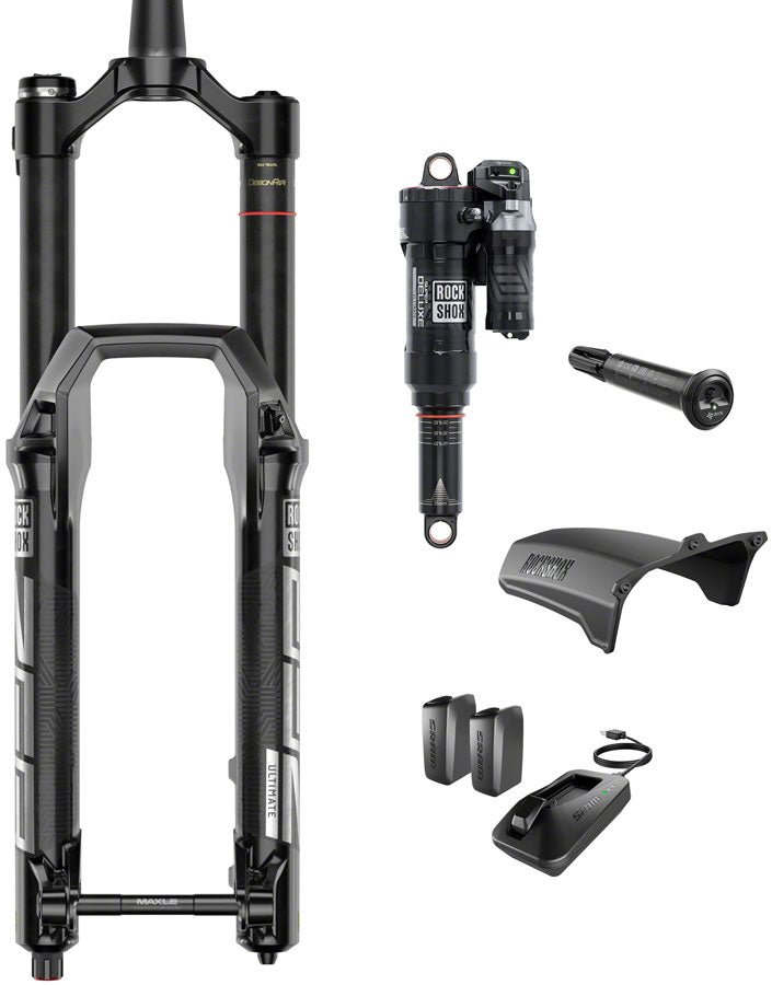 RockShox Flight Attendant Upgrade Kit - ZEB 29, 170, SuperDeluxe 205 x 60 Trunnion, DubPedal Sensor, A1 - Specialized MPN: 00.4318.074.001 UPC: 710845889523 Kit-In-A-Box Mtn Group Flight Attendant Upgrade Kit