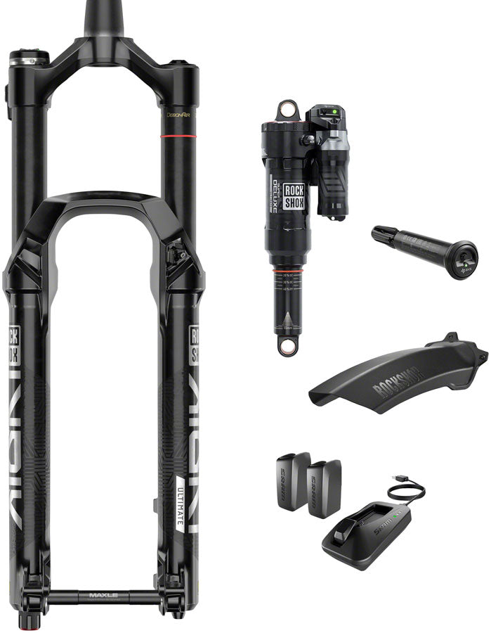 RockShox Flight Attendant Upgrade Kit - Lyrik 29, 160, SuperDeluxe 230 x 60 Standard, DubPedal Sensor, A1 - Canyon MPN: 00.4318.074.003 UPC: 710845889547 Kit-In-A-Box Mtn Group Flight Attendant Upgrade Kit