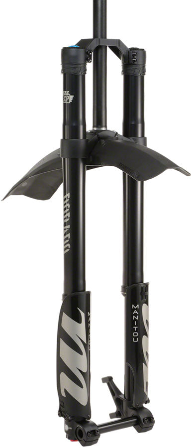 Manitou Dorado Expert Suspension Fork - 29", 203 mm, 20 x 110 mm, 57 mm Offset, Straight Steerer, Black, Gen 2 - Suspension Fork - Dorado Expert Suspension Fork