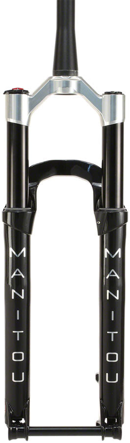 Manitou R8 Pro Suspension Fork - 29", 120 mm, 15 x 110 mm, 44mm Offset, Crown Lockout, Black/Silver - Suspension Fork - R8 Pro Suspension Fork